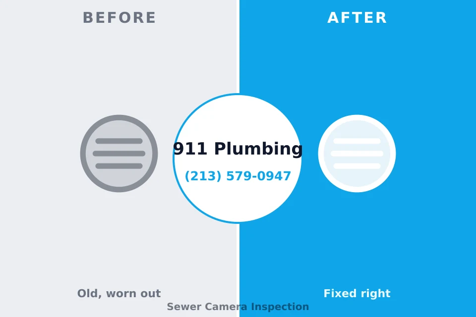 Before and after: plumbing company Creswell, OR